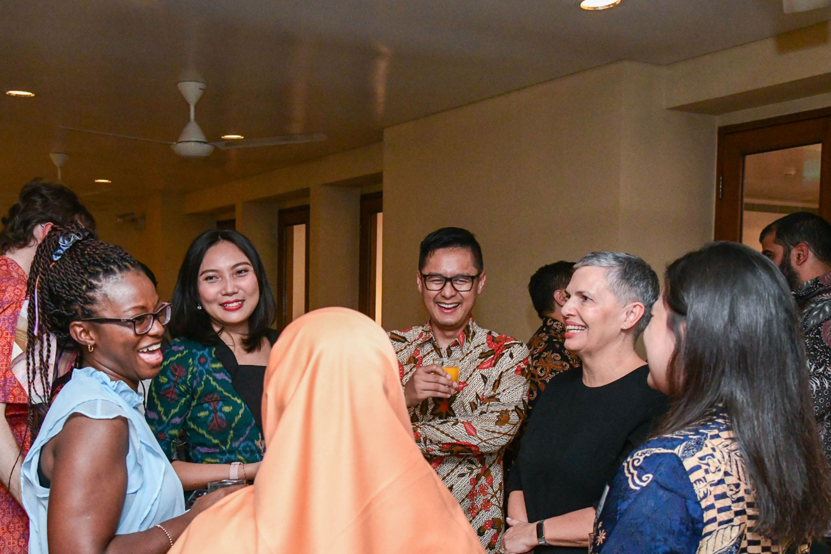 Amidst the reception, scholars engage with Indonesian institutions and the Australian Embassy Jakarta representatives, fostering discussions on foreign policy and bolstering Indonesia-Australia collaboration in the region.