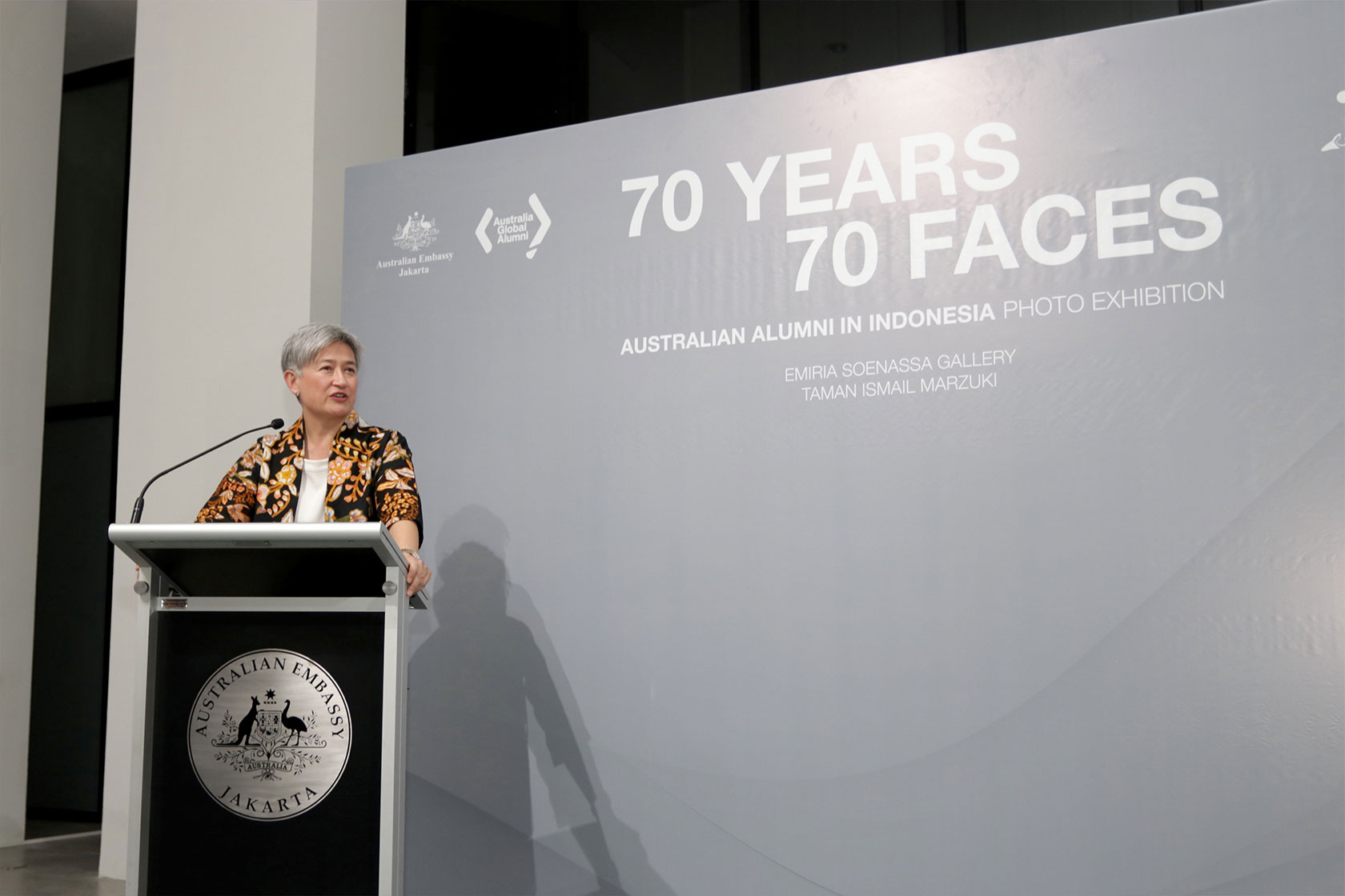 The Australian Minister for Foreign Affairs, HE Penny Wong, delivers inspiring opening remarks.