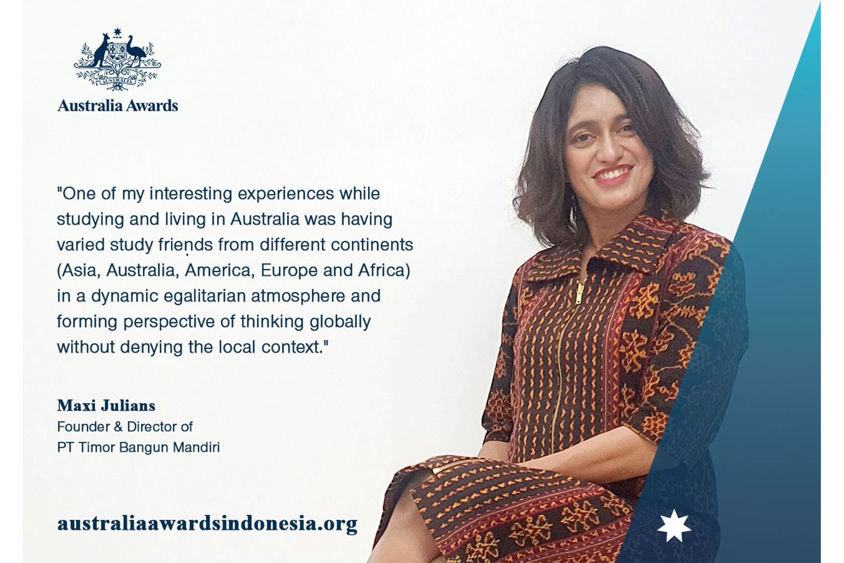 A testimonial from Maxi Julians about her experience studying and living in Australia
