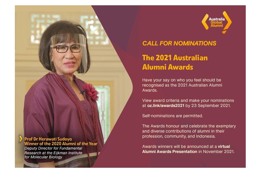 Call for Nominations: The 2021 Australian Alumni Awards