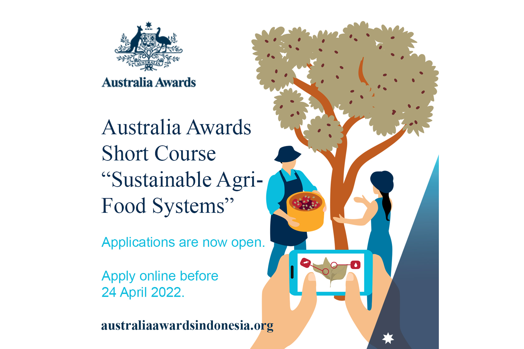 Applications Open for the Australia Awards Short Course on Sustainable Agri-Food Systems