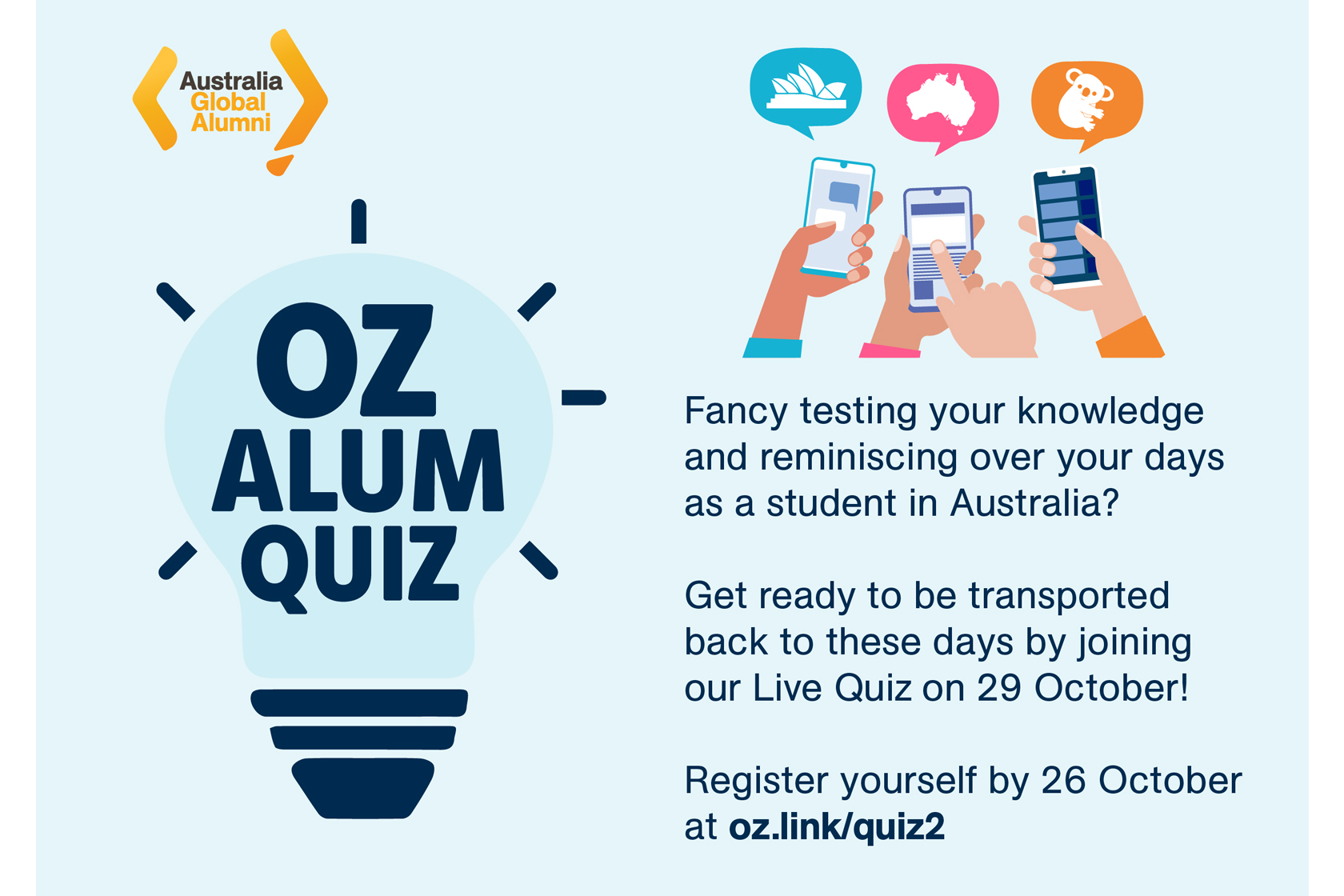 Join “OzAlum Quiz Part 2: Individual Challenge” and Win Awesome Prizes!