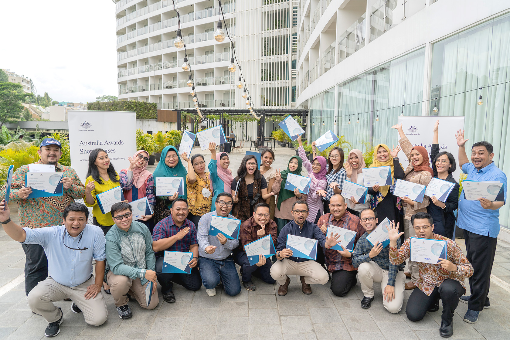 A group photo of the short course participants.