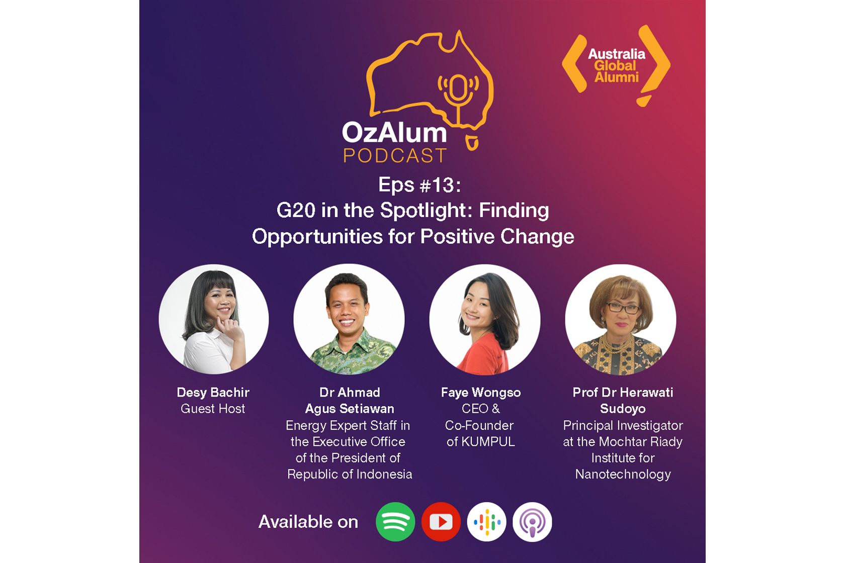 OzAlum Podcast Eps #13: G20 in the Spotlight: Finding Opportunities for Positive Change