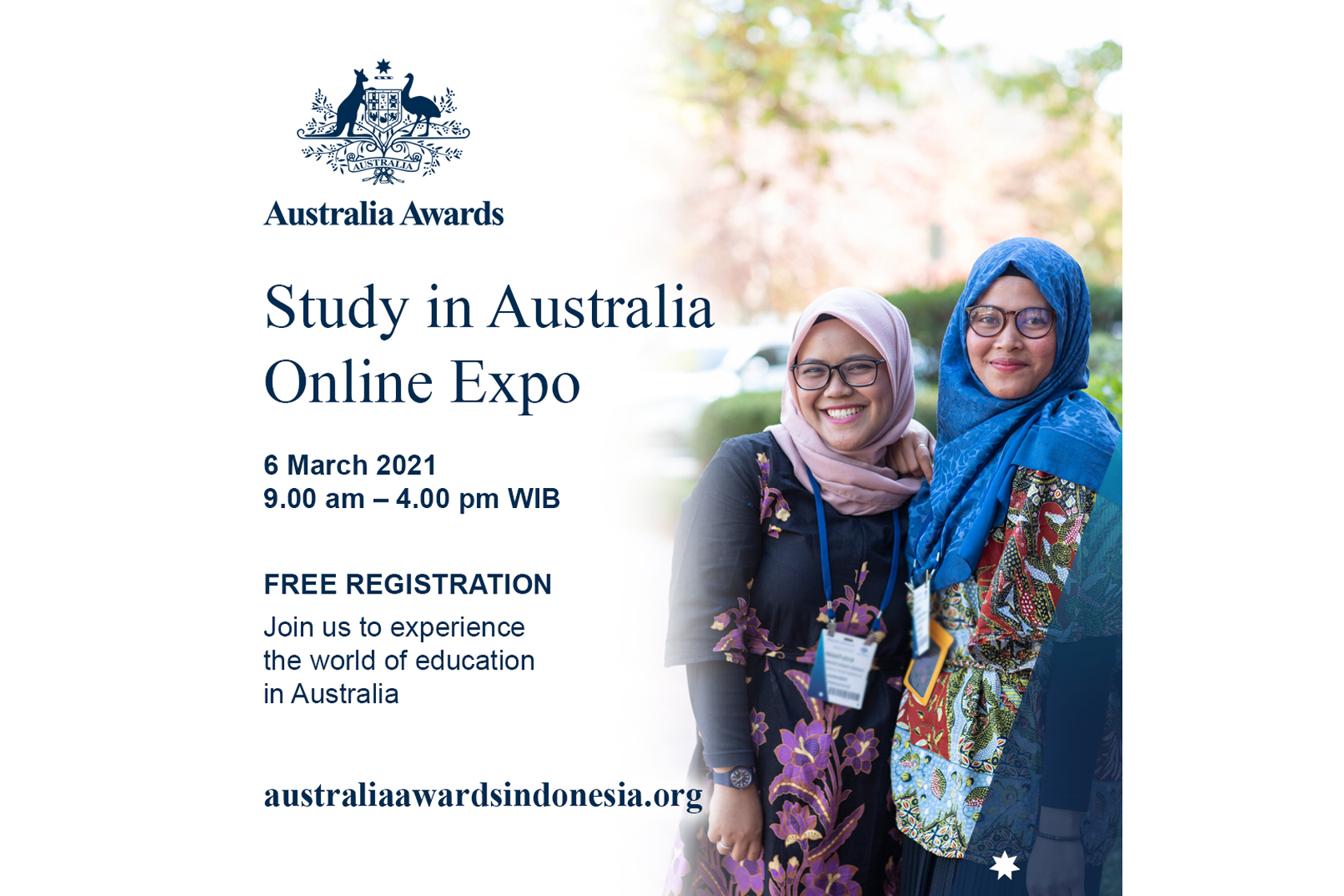 Join Us at the Study in Australia Online Expo on 6 March