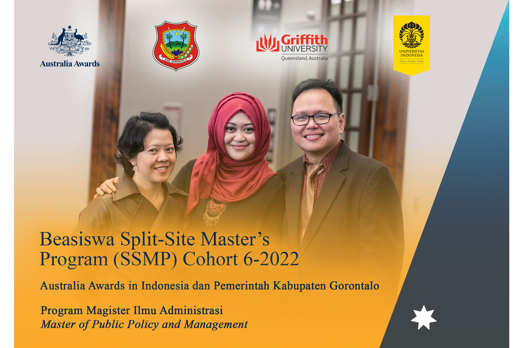 Applications Open for the Split-Site Master's Scholarship Program for Civil Servants Working in Gorontalo District
