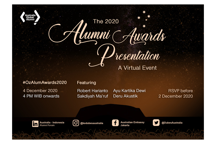 Join Alumni Awards Presentation Live Streaming Event on 4 December!